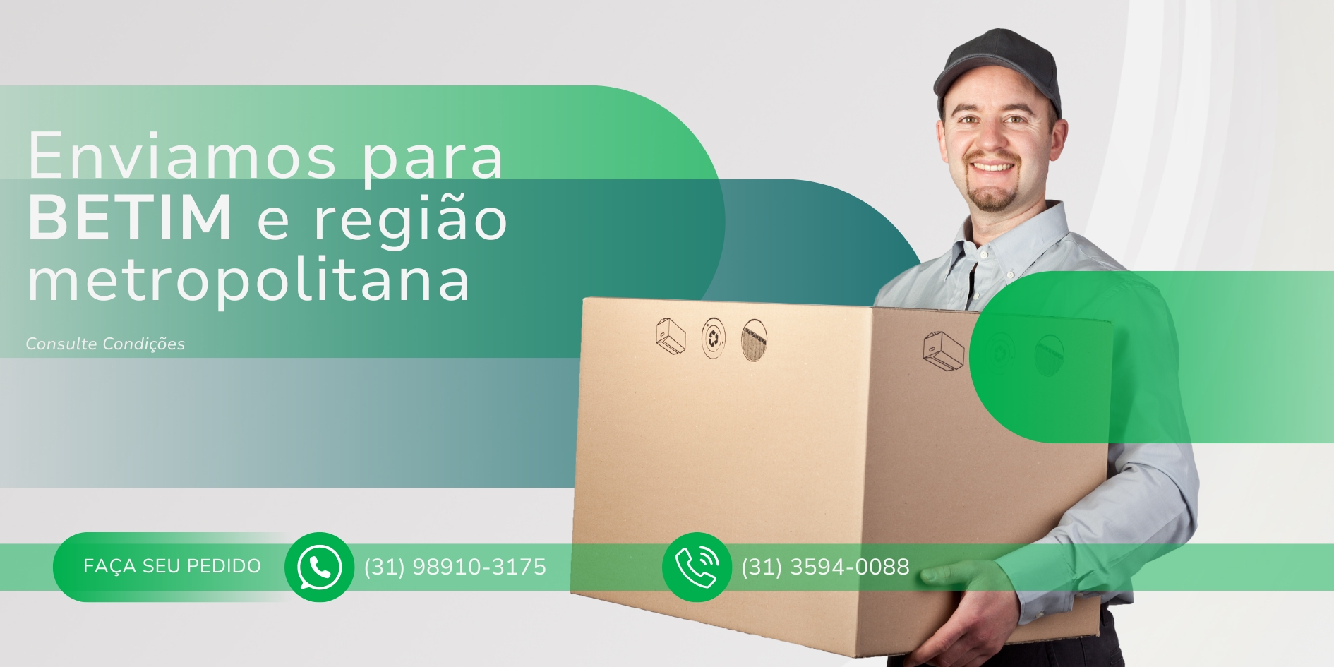 Entregamos em belo horizonte e região